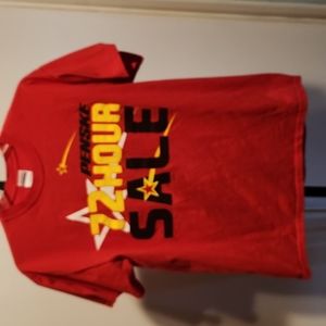 Penske auto car sale red m tshirt